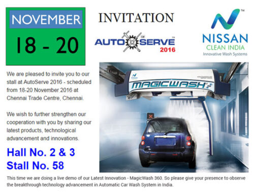Nissan Clean India – Autoserve Invitation 2016