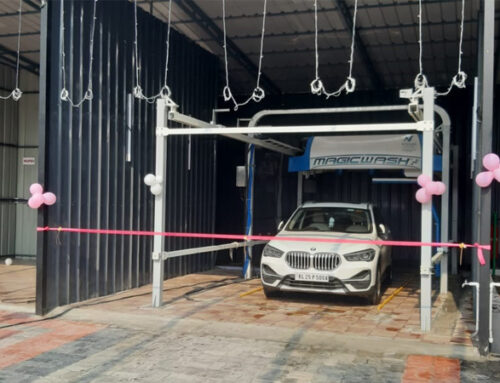 We have recently Installed “Touchless Automatic Car wash system – MagicWash 360” at kerala